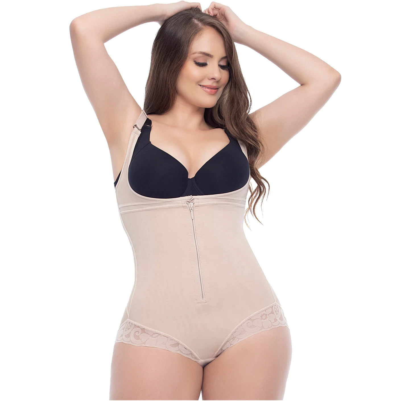 Colombian Fajas Butt Lifting Shapewear High Compression Bodysuit | F-6153