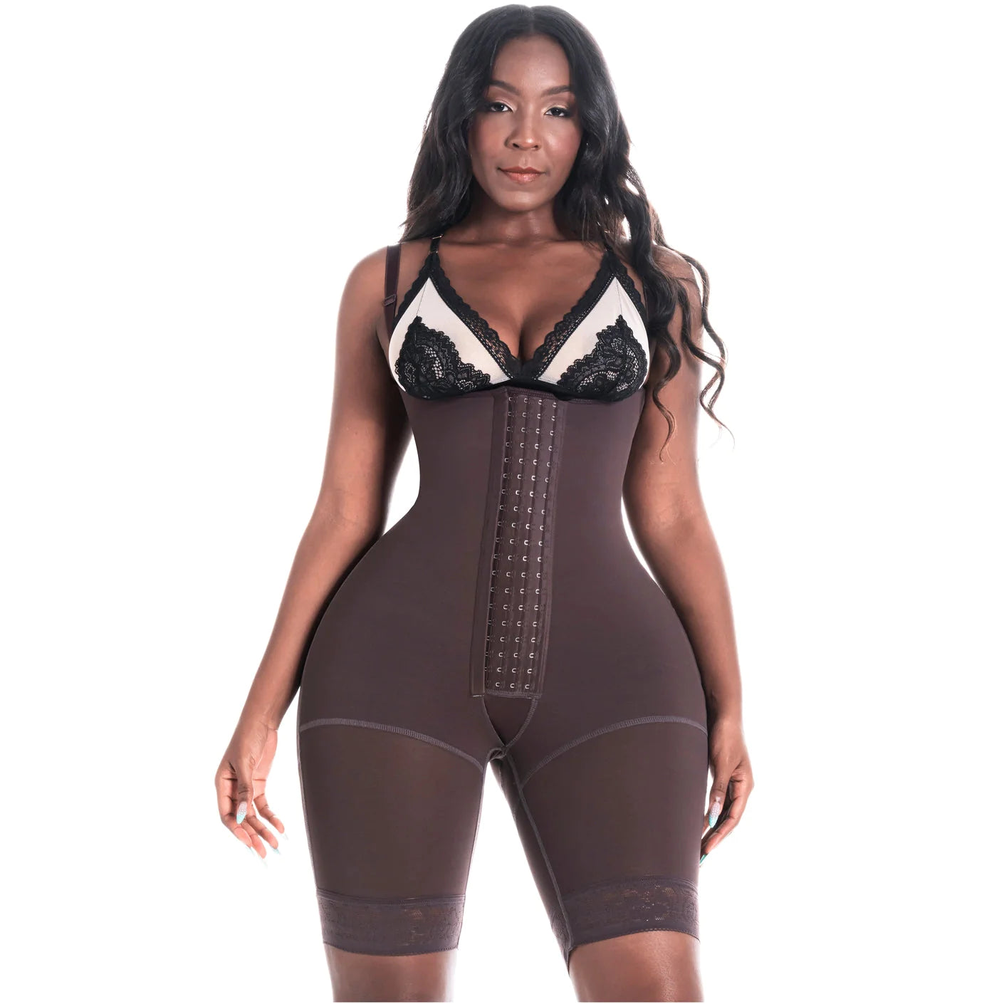 Fajas Colombianas Women Mid Thigh Shapewear Post Surgery | Extreme Compression | 573BF