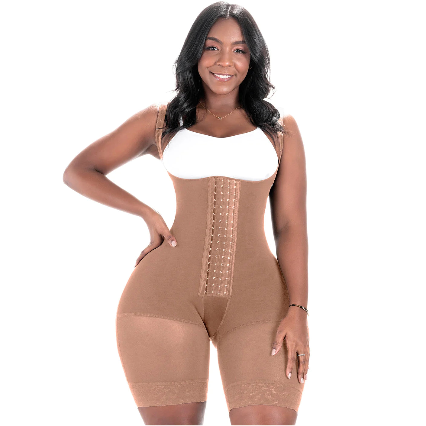 Fajas Colombianas Women Mid Thigh Shapewear Post Surgery | Extreme Compression | 573BF