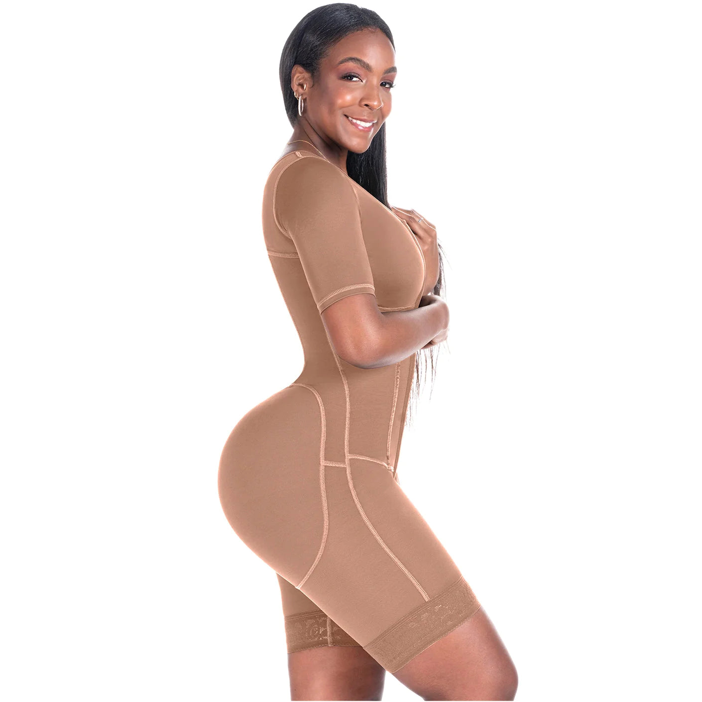 Fajas Colombianas Post Surgery BBL Mid Thigh Shapewear for Women | 938BF