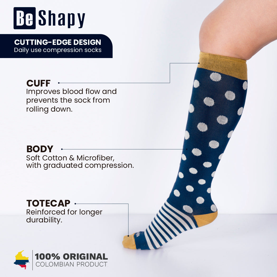 Medical Compression Socks | Be Shapy Socks 2 Pack