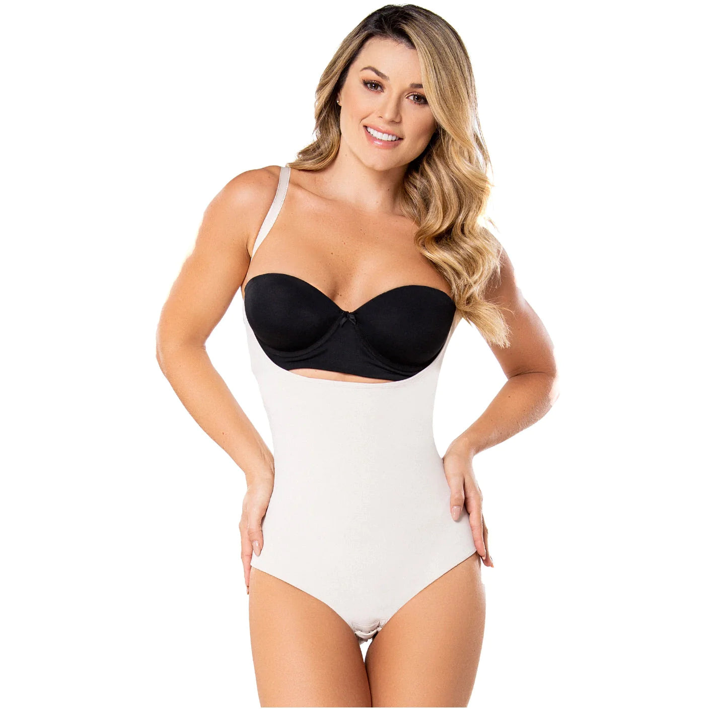 Slimming Bodysuit Latex Colombian Faja Open Bust Tummy Control | 002375