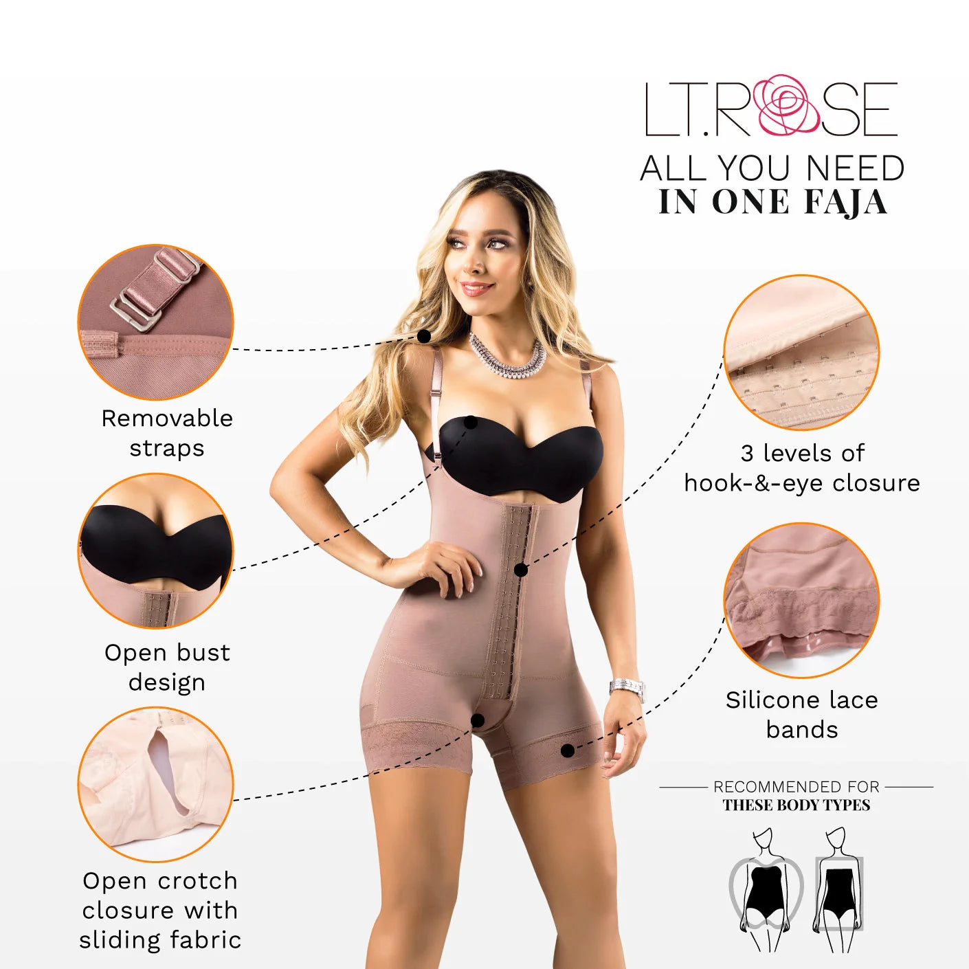 Fajas Colombianas Postpartum & Every Day Use Buttlifting Shapewear | 21113