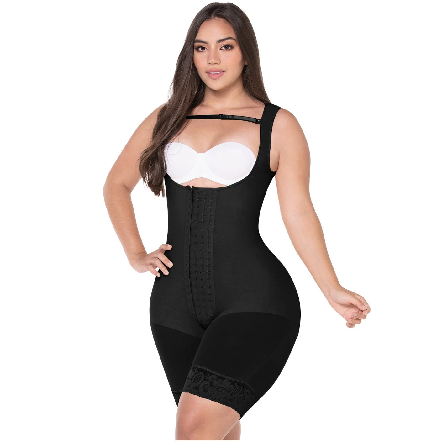 Fajas Colombianas Post Surgery Mid Thigh Hourglass Shapewear | 0485