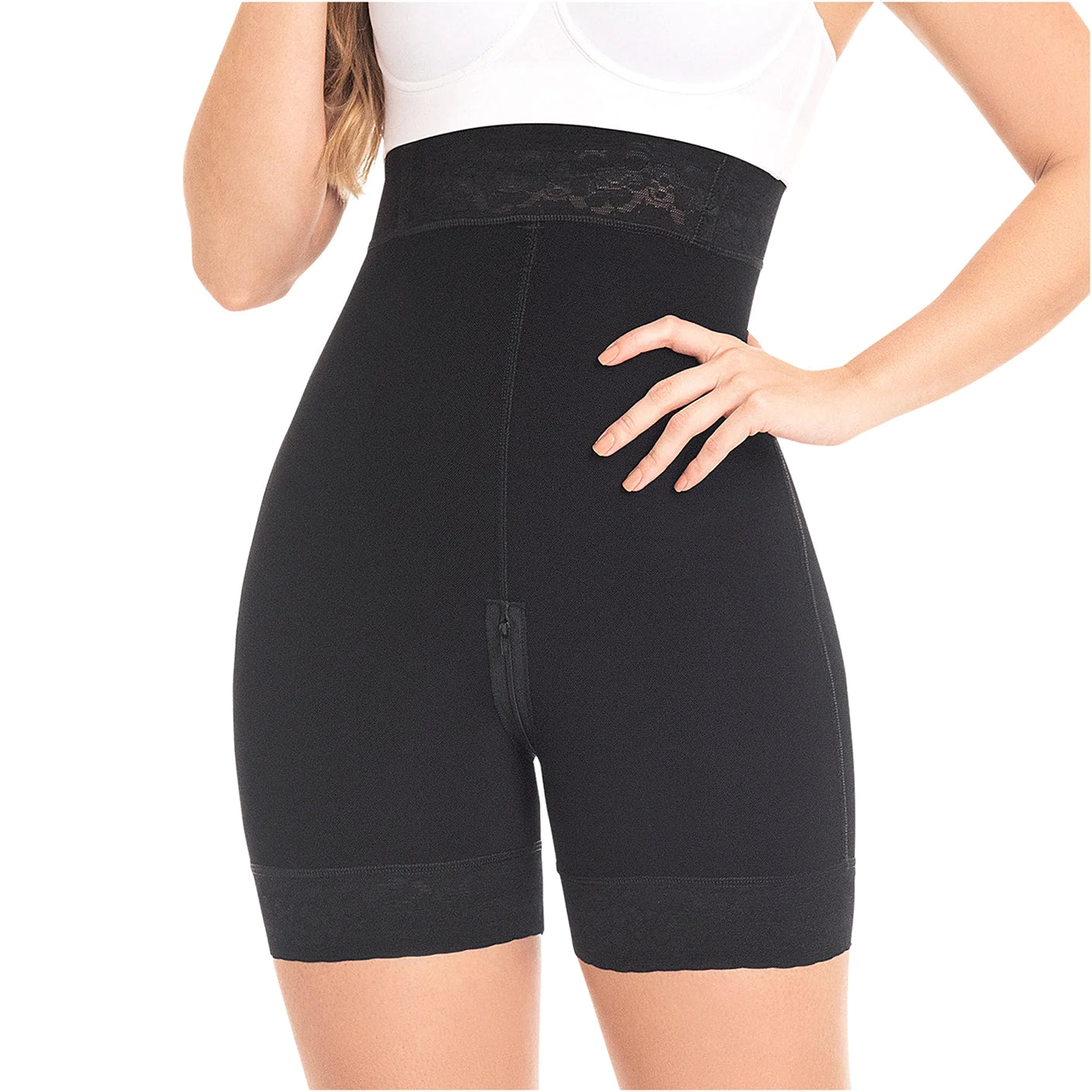 Colombian Fajas Daily Use Best Everyday Shapewear with Zippered Crotch | 0327