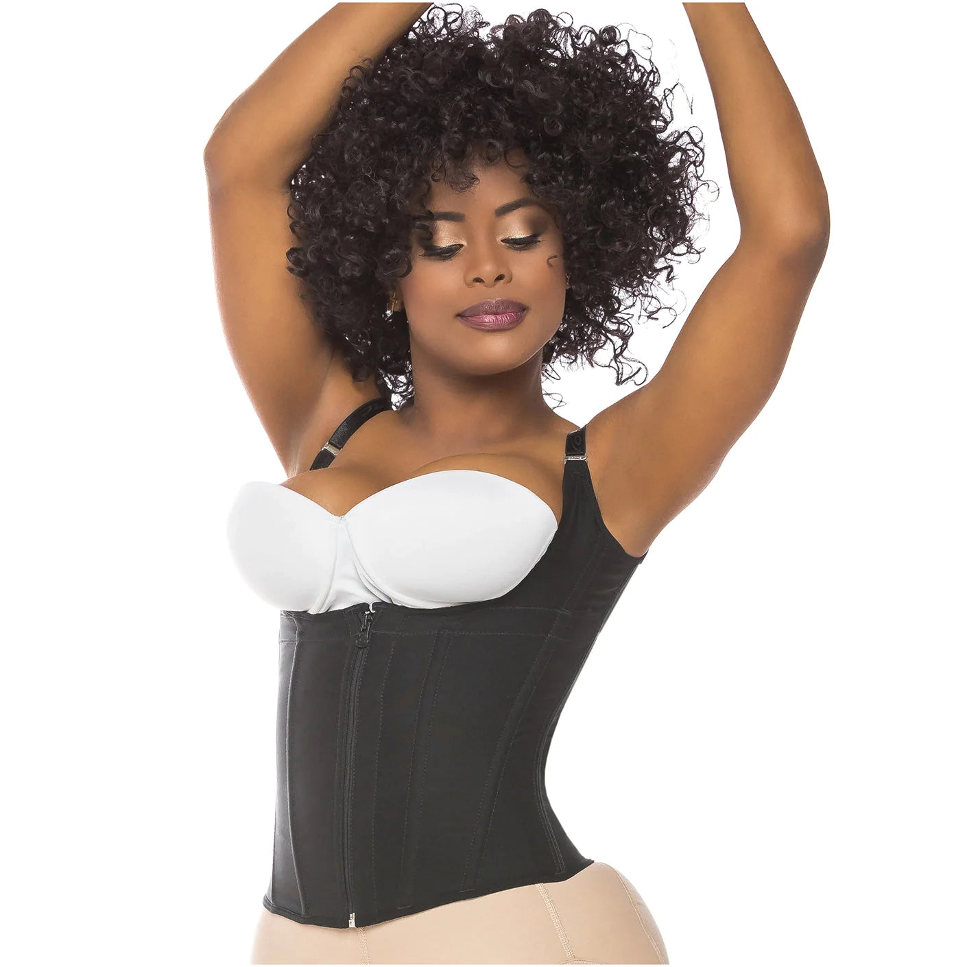 Colombian Fajas High Compression Waist Cincher Shapewear With Straps | 313-01