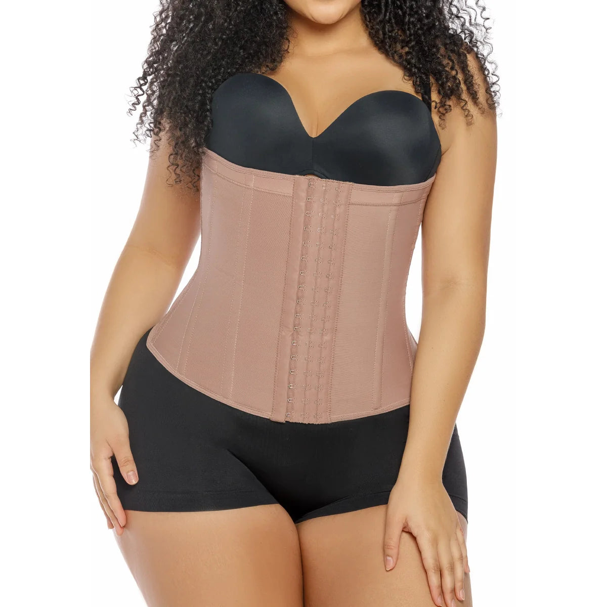 Tummy Control Waist Trainer Fajas Colombianas With Hooks Cocoa | 315