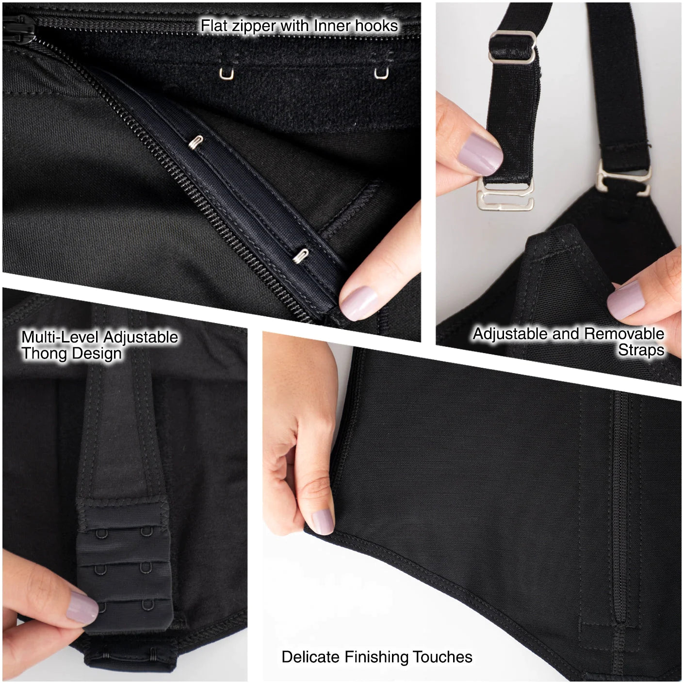 Fajas Colombianas High Compression Thong Body Shaper | 351-01