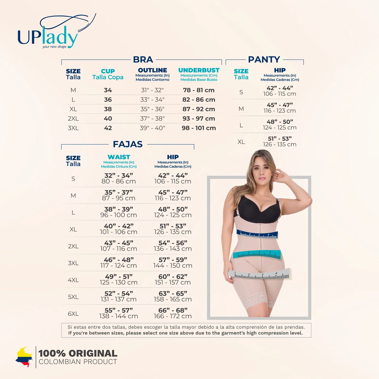 Colombian Fajas Butt Lifter Shapewear For Wide Hips | F-6129
