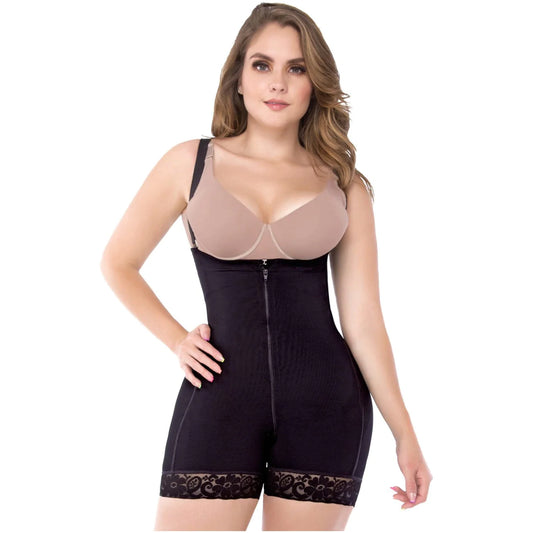 Colombian Fajas Butt Lifting Shapewear Bodysuit With Wide Hips | F-6186