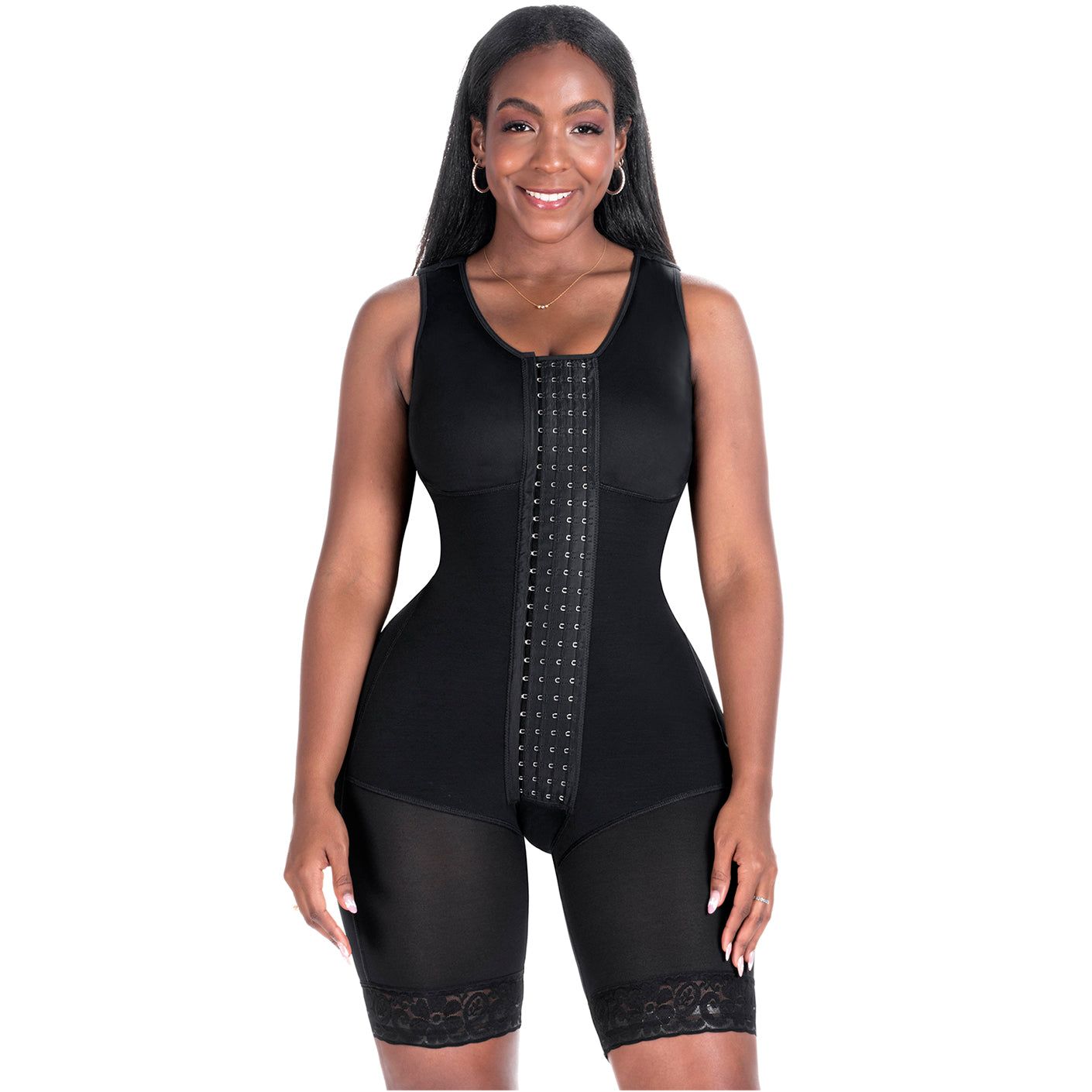 Hourglass Colombian Shapewear with Bra faja | Bling Shapers 553BF | Extreme Compression