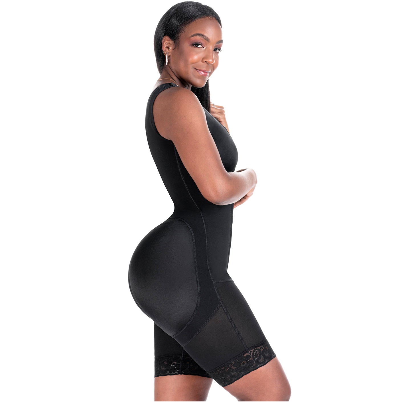 Hourglass Colombian Shapewear with Bra faja | Bling Shapers 553BF | Extreme Compression