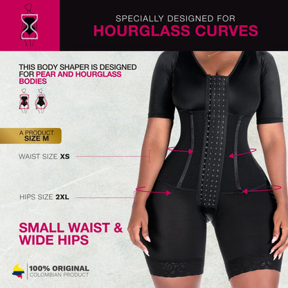 Fajas Colombianas Post Surgery BBL Mid Thigh Shapewear for Women | 938BF