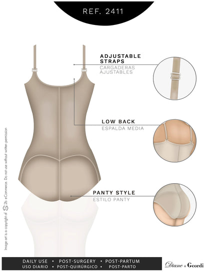 Colombian Fajas Postpartum And Daily Use Butt Lifting Shapewear | Medium Compression | 2411