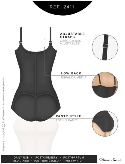 Colombian Fajas Postpartum And Daily Use Butt Lifting Shapewear | Medium Compression | 2411