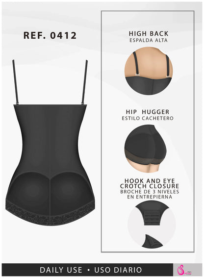 Colombian Fajas Strapless Butt Lifting Shapewear HIgh Compression | 412-01