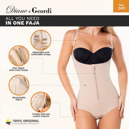 Colombian Fajas Postpartum And Daily Use Butt Lifting Shapewear | Medium Compression | 2411