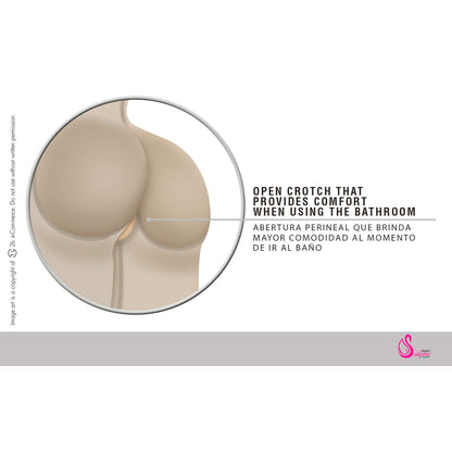 Colombian Fajas Salome 0518| STAGE 1 POST SURGERY BODYSUIT | WOMEN'S THICK STRAP KNEE LENGTH FULL BODY SHAPER | POWERNET