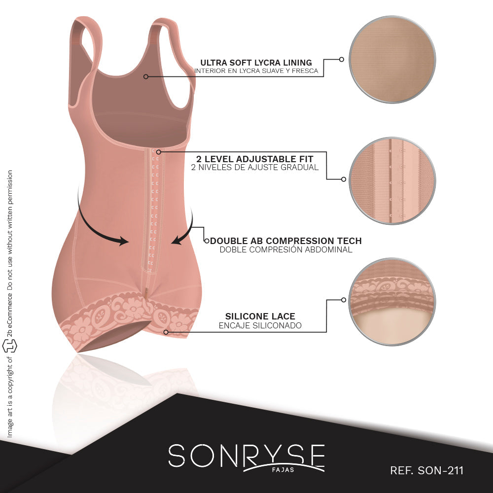 Fajas Colombianas Liposuction Post-Surgery Stage 1 Shapewear | 211BF