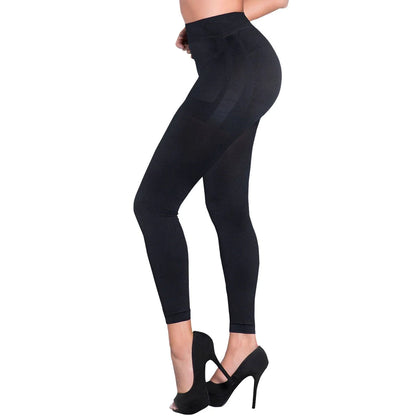 Tummy Control Butt Lifter Seamless Mid Rise Leggings | 21231