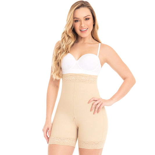 Colombian Fajas Daily Use Best Everyday Shapewear with Zippered Crotch | 0327