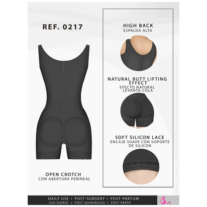 Colombian Tummy Control Postpartum Shapewear Wide Straps | 217-01