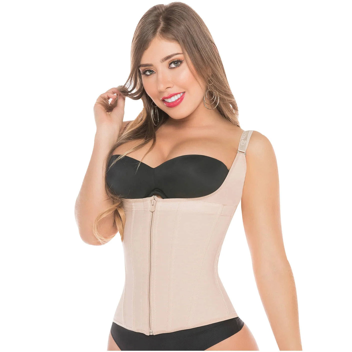 Colombian Fajas High Compression Waist Cincher Shapewear With Straps | 313-01