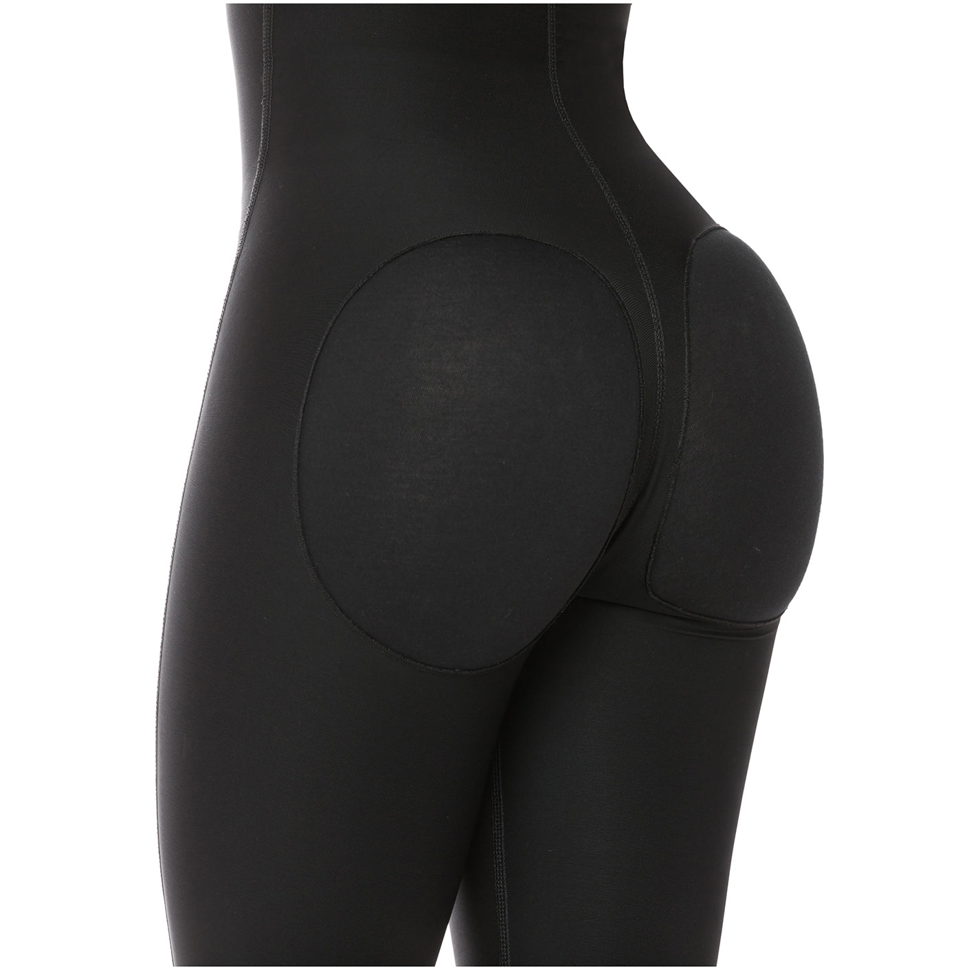 Colombian Fajas Salome 0518| STAGE 1 POST SURGERY BODYSUIT | WOMEN'S THICK STRAP KNEE LENGTH FULL BODY SHAPER | POWERNET
