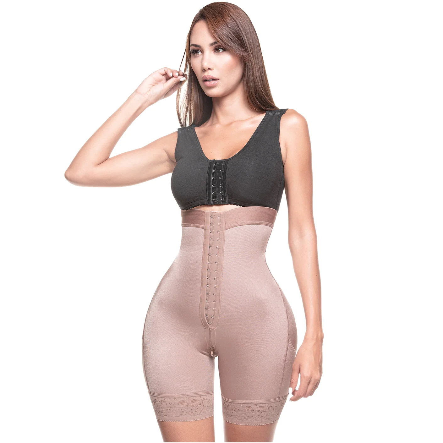 Fajas Colombianas Butt Lifter Tummy Control Strapless Shapewear | TR72BF